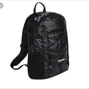 Supreme black FW17 backpack